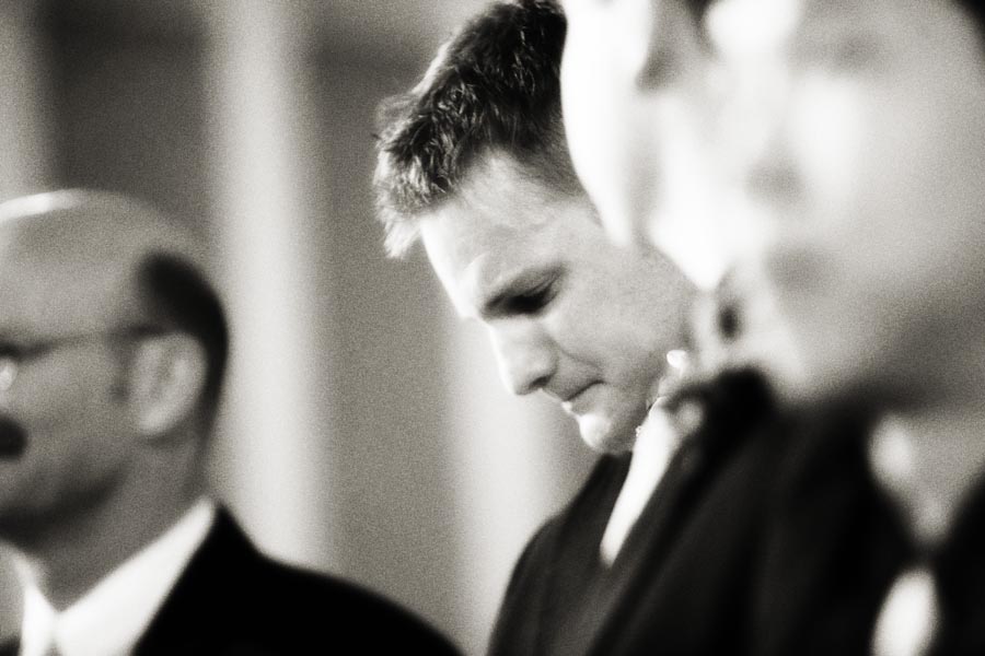 Edmonton Wedding Photographer - Wedding Photography in Edmonton - Groom Crying Photograph